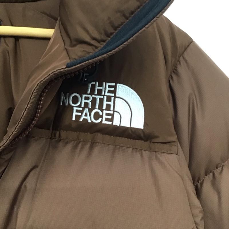 ザノースフェイス THE NORTH FACE ジャケット、上着 ジャケット、ブレザー nd92234 ヌプシジャケット ダウンジャケット アウター S ロゴ、文字 茶 / ブラウン /  メンズ USED 古着 中古 10136128