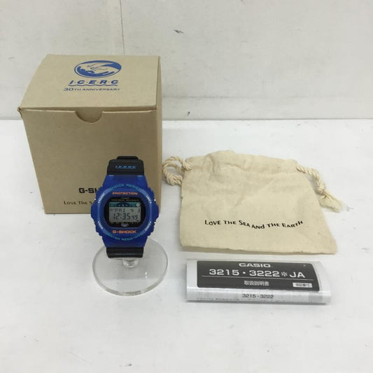 ジーショック G-SHOCK 腕時計 デジタル GWX-5700K ロゴ、文字 黒 / ブラック / X 青 / ブルー /  メンズ USED 古着 中古 10149988