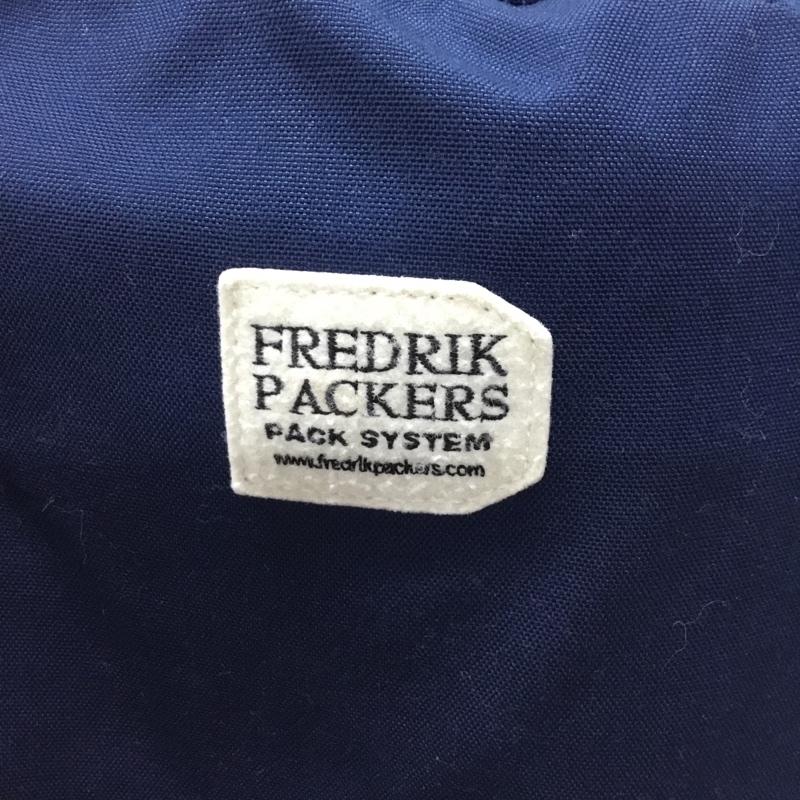 フレドリック パッカーズ FREDRIK PACKERS リュックサック、デイパック リュックサック、デイバッグ バックパック ロゴ、文字 紺 / ネイビー /  メンズ USED 古着 中古 10110623