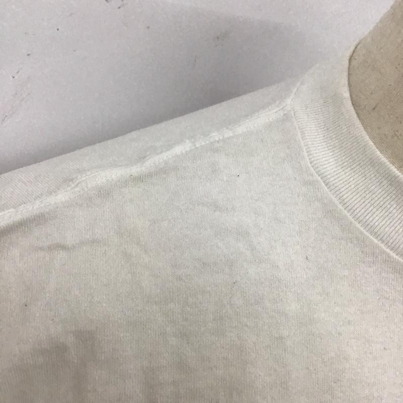 ベイプ BAPE Tシャツ 半袖 半袖カットソー プリントTシャツ クルーネックカットソー BBC L ロゴ、文字 白 / ホワイト /  メンズ USED 古着 中古 10111953