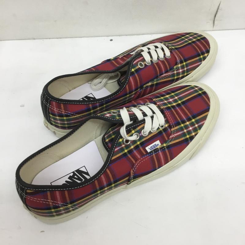 バンズ VANS スニーカー スニーカー VN0A5KX4RGR1 Authentic44D 28.5cm チェック 赤 / レッド /  メンズ USED 古着 中古 10109015