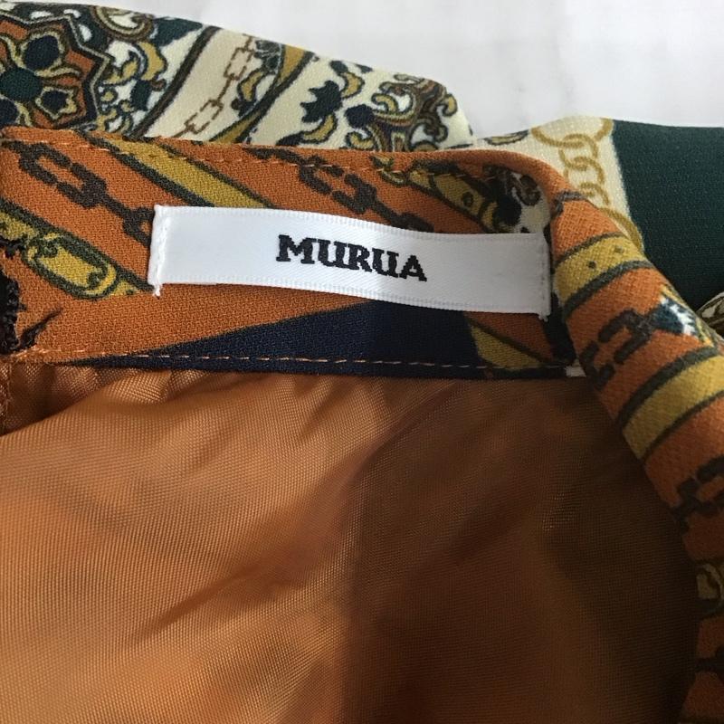 ムルーア MURUA ワンピース ロングスカート 011950301601 チェーンスカーフワンピース FREE  マルチカラー / マルチカラー /  レディース USED 古着 中古 10108044