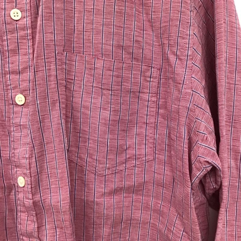 エディーバウアー Eddie Bauer シャツ、ブラウス 七分袖 M ストライプ マルチカラー / マルチカラー /  メンズ USED 古着 中古 10141178