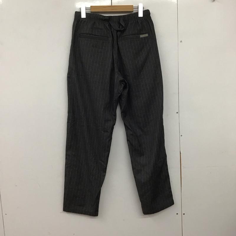 グラミチ GRAMICCI パンツ スラックス gmp-19s856 19SSビームス別注 イージースラックスパンツ M ストライプ 灰 / グレー /  メンズ USED 古着 中古 10147006