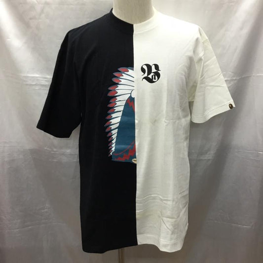 アベイシングエイプ A BATHING APE Tシャツ 半袖 半袖カットソー プリントTシャツ クルーネックカットソー L プリント マルチカラー / マルチカラー /  メンズ USED 古着 中古 10114087