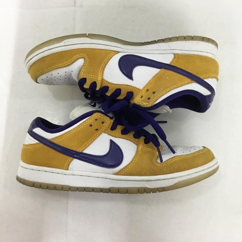 ナイキ NIKE スニーカー スニーカー BQ6817-800 SB DUNK LOW PRO 26cm 箱有 26.0cm ロゴ、文字 白 / ホワイト / X 橙 / オレンジ / X 紫 / パープル /  メンズ USED 古着 中古 10150369