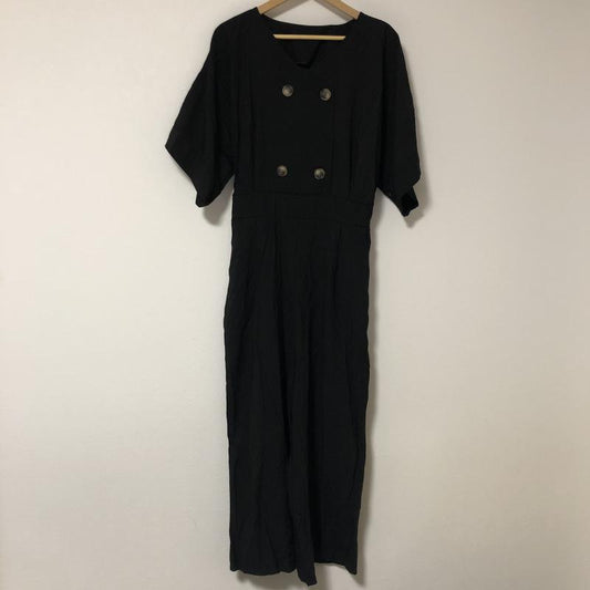 コーナーズ CORNERS ワンピース・ドレス・オールインワン ワンピース・ドレス・オールインワン M 無地 黒 / ブラック /  レディース USED 古着 中古 10015082