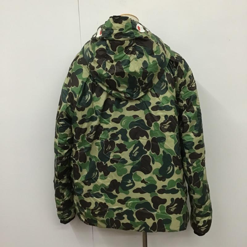 アベイシングエイプ A BATHING APE ジャケット、上着 ダウンジャケット CANADA GOOSE カモ SHARK HOODIE FOR BAPE XXL 総柄 マルチカラー / マルチカラー /  メンズ USED 古着 中古 10106093