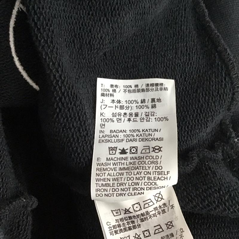 エアジョーダン AIR JORDAN パーカー 長袖 dj0615-010 長袖パーカー プリントスウェット スポーツウェア フラグメントデザイン S ロゴ、文字 黒 / ブラック /  メンズ USED 古着 中古 10125029