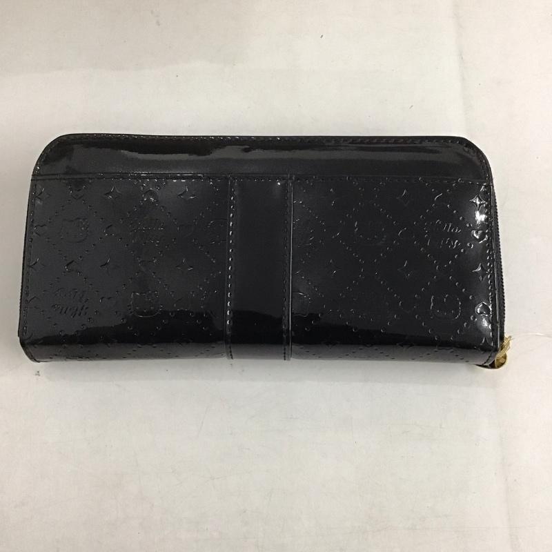 サンリオ sanrio 財布 長財布 キティちゃん ロゴ、文字 黒 / ブラック /  レディース USED 古着 中古 10141894