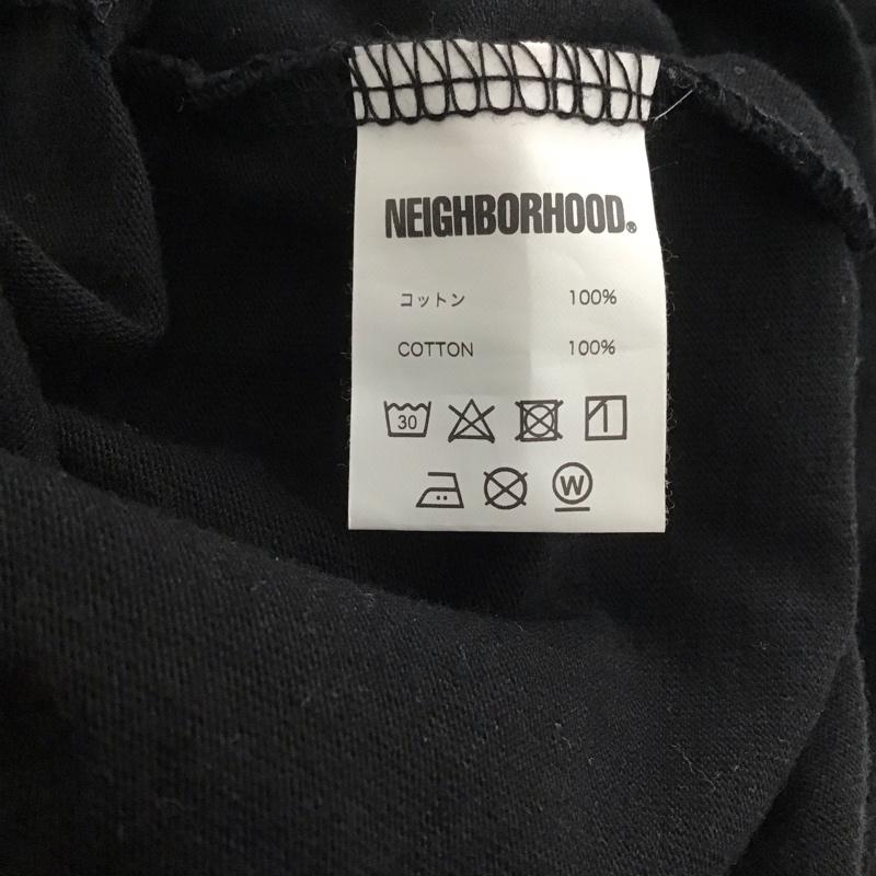 ネイバーフッド NEIGHBORHOOD Tシャツ 半袖 半袖カットソー 無地Tシャツ クルーネックカットソー M ロゴ、文字 黒 / ブラック /  メンズ USED 古着 中古 10138135