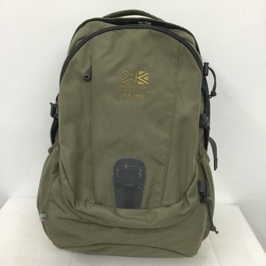 カリマー Karrimor リュックサック、デイパック リュックサック、デイバッグ KS-100e バックパック ロゴ、文字 カーキ / カーキ /  メンズ USED 古着 中古 10137946