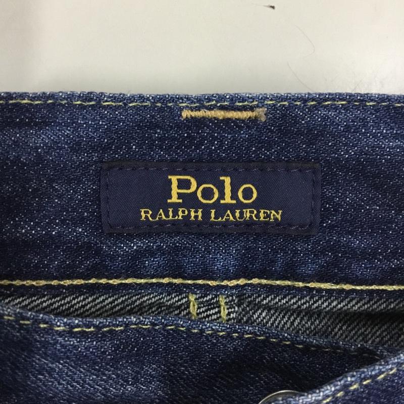 ポロラルフローレン POLO RALPH LAUREN パンツ デニム、ジーンズ デニムパンツ ストレートパンツ カジュアルパンツ 28インチ 無地 インディゴ / インディゴ /  メンズ USED 古着 中古 10122387