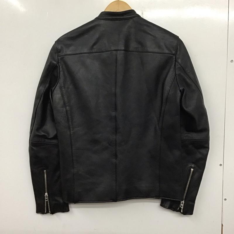 リドム LIDnM ジャケット、上着 レザージャケット L18SS-17 羊革 ラムレザー シングルレザーライダースジャケット S 無地 黒 / ブラック /  メンズ USED 古着 中古 10139484