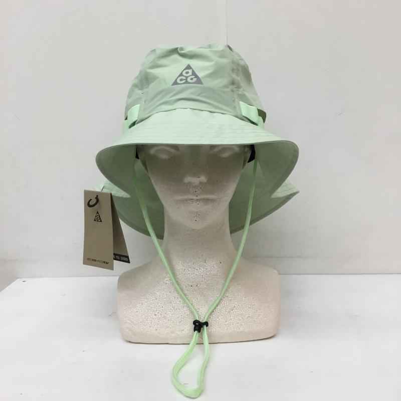 ナイキ エィシージー NIKE ACG 帽子 ハット Nike ACG Apex Storm-FIT ADV Bucket Hat FQ6845-376 ロゴ、文字 薄緑 / ライトグリーン /  メンズ USED 古着 中古 10134494