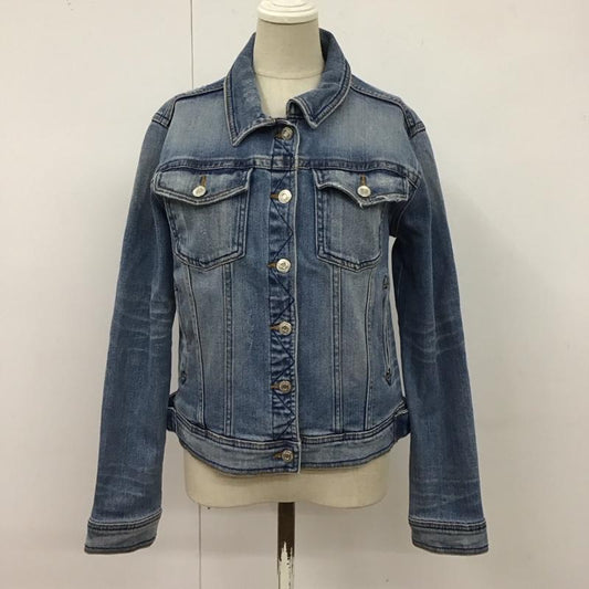 ザラ ZARA ジャケット、上着 ジャケット、ブレザー デニムジャケット S 無地 青 / ブルー /  レディース USED 古着 中古 10126472
