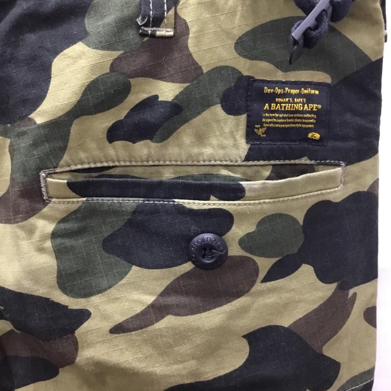 アベイシングエイプ A BATHING APE パンツ ワークパンツ、ペインターパンツ ミリタリーパンツ ワイドパンツ ストレートパンツ カジュアルパンツ M カモフラージュ柄・迷彩 マルチカラー / マルチカラー /  メンズ USED 古着 中古 10111290