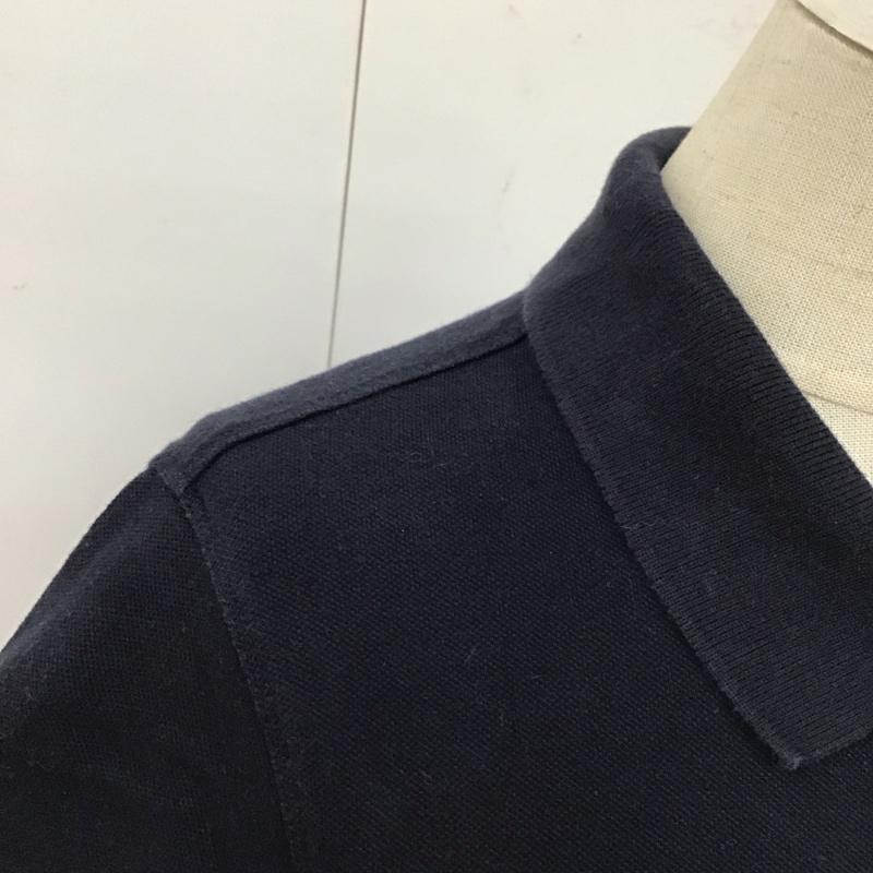 ポロジーンズカンパニー POLO JEANS COMPANY ポロシャツ 半袖 ,半袖ポロシャツ 半袖カットソー カラーシャツ M ロゴ、文字 紺 / ネイビー /  レディース USED 古着 中古 10115919