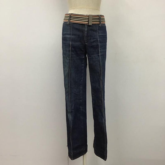 バーバリーブルーレーベル BURBERRY BLUE LABEL パンツ デニム、ジーンズ 34 無地 インディゴ / インディゴ /  レディース USED 古着 中古 10121732