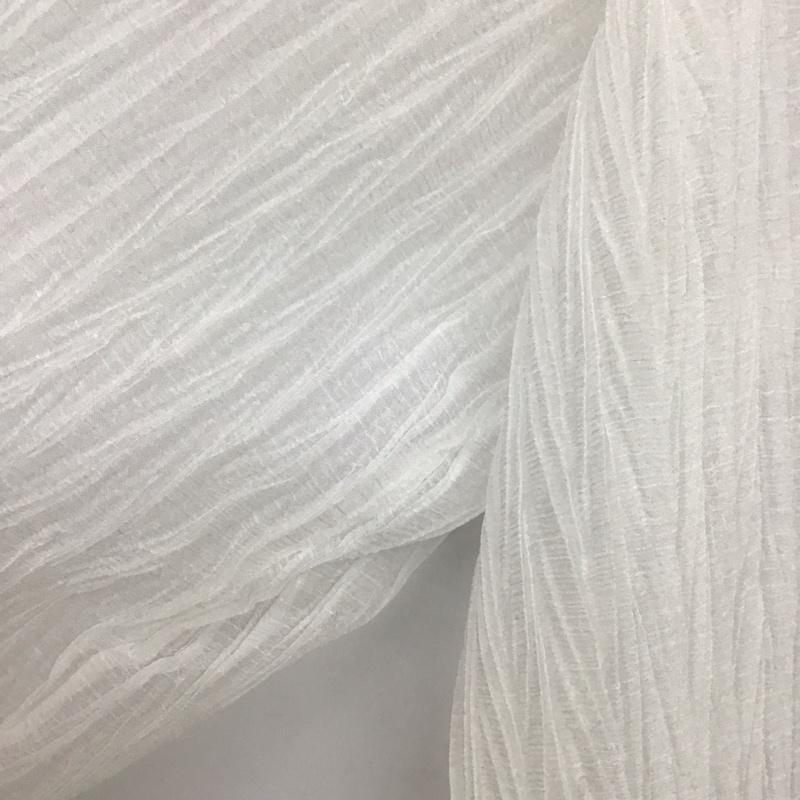 ヘザー Heather シャツ、ブラウス 長袖 HE063426TS パフスリーブ　プリーツシアーブラウス FREE 無地 白 / ホワイト /  レディース USED 古着 中古 10143739