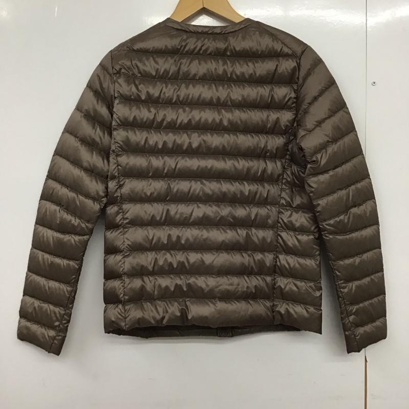 ユニクロ UNIQLO ジャケット、上着 ダウンジャケット L 無地 茶 / ブラウン /  レディース USED 古着 中古 10150919