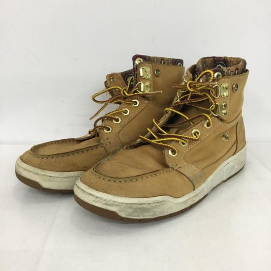 ティンバーランド Timberland ブーツ ショートブーツ 6638A 2498 26.5cm レザー 26.5cm ワンポイント キャメル / キャメル /  メンズ USED 古着 中古 10150222