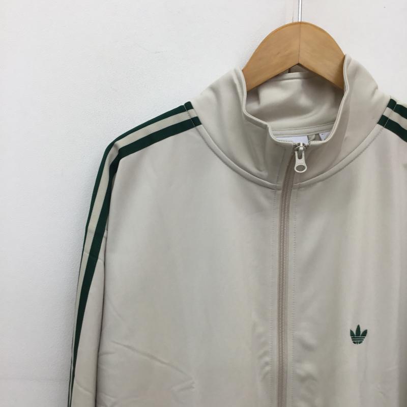 アディダス adidas ジャケット、上着 ジャンパー、ブルゾン adidas トラックジャケット　JD5266 XL ロゴ、文字 X 総柄 オフホワイト / オフホワイト / X 緑 / グリーン /  メンズ USED 古着 中古 10129216