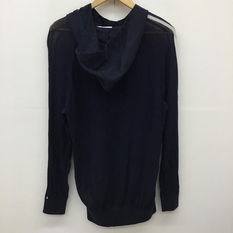 アディダス adidas パーカー 長袖 BR4512 S ロゴ、文字 紺 / ネイビー /  レディース USED 古着 中古 10144393