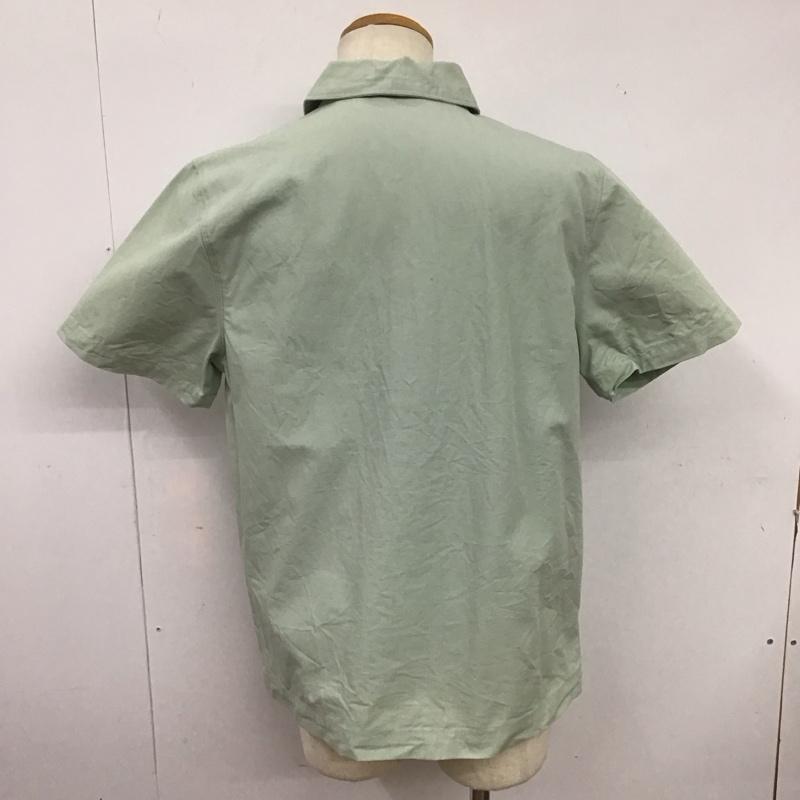 ナイキ NIKE シャツ、ブラウス 半袖 dm5284-017 半袖シャツ カラーシャツ ネックジップ M ロゴ、文字 カーキ / カーキ /  メンズ USED 古着 中古 10125492