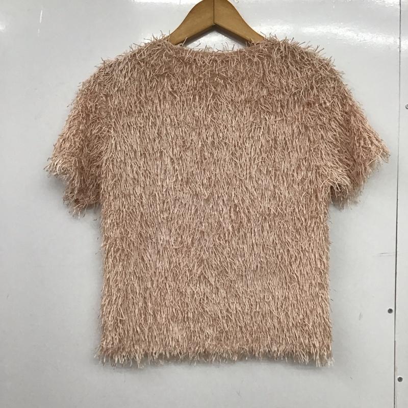 ザラ ZARA カットソー 半袖 M 無地 桃 / ピンク /  レディース USED 古着 中古 10149361