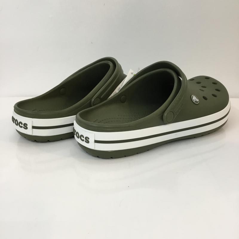 クロックス crocs サンダル サンダル 11016-37P CROCBAND クロックバンド 26cm 26.0cm 無地 カーキ / カーキ /  メンズ USED 古着 中古 10125454