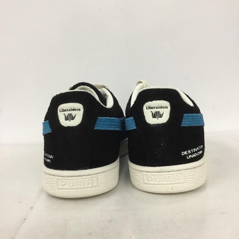 プーマ PUMA スニーカー スニーカー 400379-01 SUEDE X LIBERAIDERS US12 箱有 US：12 ロゴ、文字 黒 / ブラック / X 青 / ブルー /  メンズ USED 古着 中古 10133911