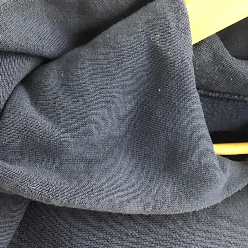 チャンピオン Champion パーカー 長袖 長袖パーカー プルオーバーパーカー スウェット XLARGE L ロゴ、文字 紺 / ネイビー /  メンズ USED 古着 中古 10140141
