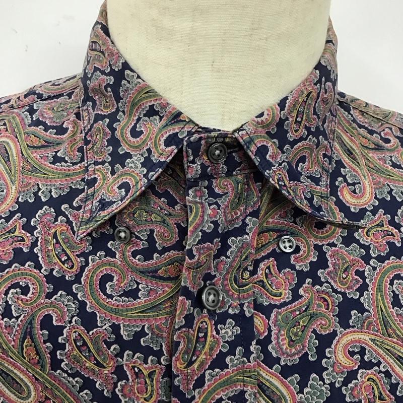 古着 USED シャツ、ブラウス 長袖 長袖シャツ 総柄シャツ カラーシャツ ポケットシャツ 総柄 マルチカラー / マルチカラー /  メンズ USED 古着 中古 10125057