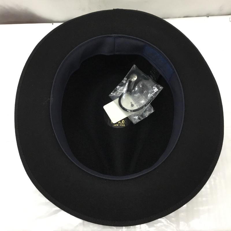 カシラ CA4LA 帽子 ハット NOX00355 KNOX ウール フェルト中折れハット 無地 黒 / ブラック /  メンズ USED 古着 中古 10119198
