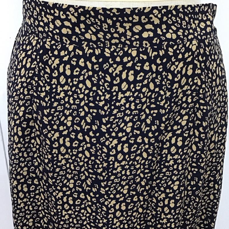 フリークスストア FREAK S STORE スカート ロングスカート 184-3154 FREE 総柄 紺 / ネイビー / X ベージュ / ベージュ /  レディース USED 古着 中古 10112644