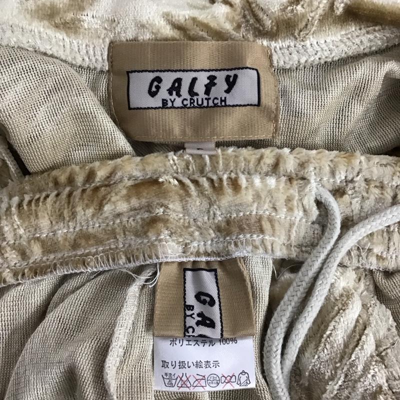ガルフィー GALFY セットアップ セットアップ セットアップ ジャージ ジップアップジャケット ワイドパンツ 2点セット FREE ロゴ、文字 金 / ゴールド /  メンズ USED 古着 中古 10149351