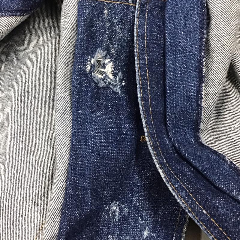 リーバイス Levi s ジャケット、上着 ジャケット、ブレザー 70671 デニムブッシュジャケット 70年代 USA製 XL 無地 インディゴ / インディゴ /  メンズ USED 古着 中古 10121183