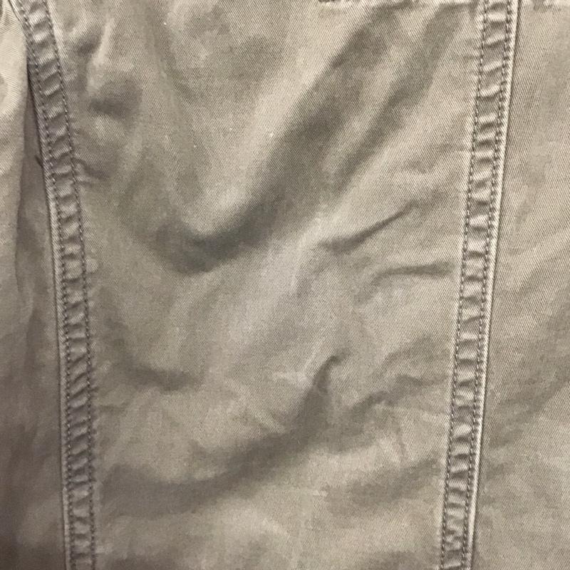 アバクロンビーアンドフィッチ ABERCROMBIE&FITCH ジャケット、上着 ジャケット、ブレザー ジップアップジャケット アウター スタンドネック ミリタリージャケット L ロゴ、文字 カーキ / カーキ /  メンズ USED 古着 中古 10144490
