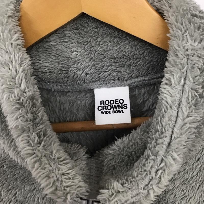 ロデオクラウンズワイドボウル RODEO CROWNS WIDE BOWL ジャケット、上着 ジャンパー、ブルゾン ボアジャケット FREE 無地 灰 / グレー /  レディース USED 古着 中古 10131054