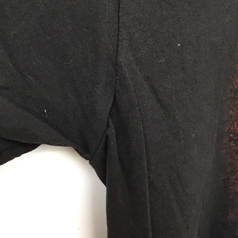 古着 USED Tシャツ 半袖 半袖カットソー プリントTシャツ クルーネックカットソー XL プリント 黒 / ブラック /  メンズ USED 古着 中古 10130111