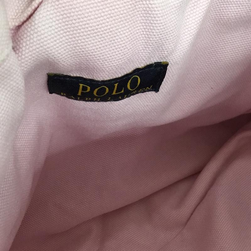 ポロラルフローレン POLO RALPH LAUREN トートバッグ トートバッグ ビッグポニー ワンポイント 紺 / ネイビー / X 桃 / ピンク /  メンズ USED 古着 中古 10128846