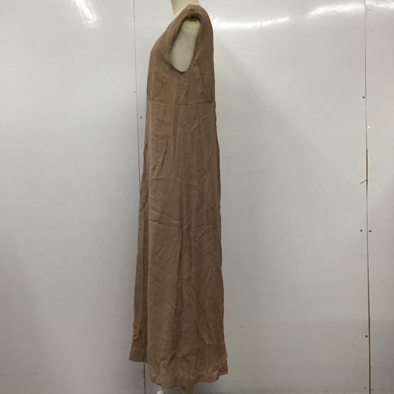 アルシーヴ archives ワンピース ロングスカート PHS20038-IN シアーバックリボンOP キャミOPセット M 無地 茶 / ブラウン /  レディース USED 古着 中古 10114466