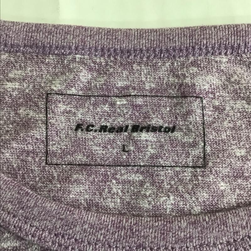 エフシーレアルブリストル F.C.Real Bristol Tシャツ 半袖 fcrb-134008 半袖カットソー プリントTシャツ クルーネックカットソー L ロゴ、文字 紫 / パープル /  メンズ USED 古着 中古 10107251