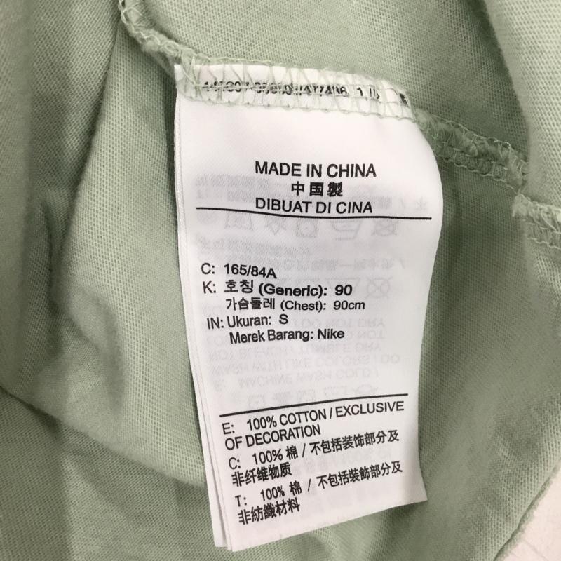 ナイキ NIKE Tシャツ 半袖 DH0053-321 クルーネック プリント S ロゴ、文字 薄緑 / ライトグリーン /  メンズ USED 古着 中古 10115525