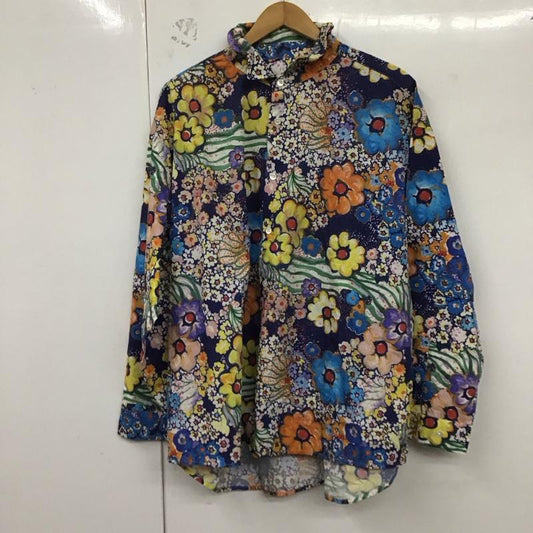 ニコアンド niko and... シャツ、ブラウス 長袖 t201da04ad TSUMORICHISATO 長袖シャツ 柄シャツ M プリント マルチカラー / マルチカラー /  レディース USED 古着 中古 10128767