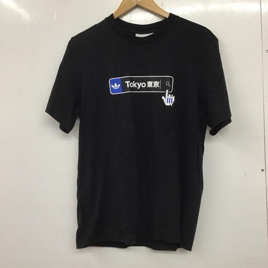 アディダス adidas Tシャツ 半袖 gn2715 東京KCTシャツ 半袖カットソー プリントTシャツ クルーネックカットソー M プリント 黒 / ブラック /  メンズ USED 古着 中古 10138088