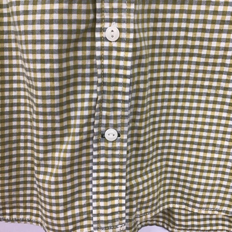 ニコアンド niko and... シャツ、ブラウス 長袖 ON44CA05NN コットン L チェック 黄 / イエロー / X 緑 / グリーン / X 白 / ホワイト /  レディース USED 古着 中古 10143853