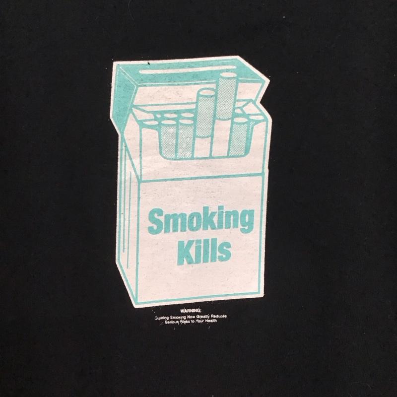 エフアールツー FR2 Tシャツ 半袖 半袖カットソー プリントTシャツ クルーネックカットソー L プリント 黒 / ブラック /  メンズ USED 古着 中古 10134601