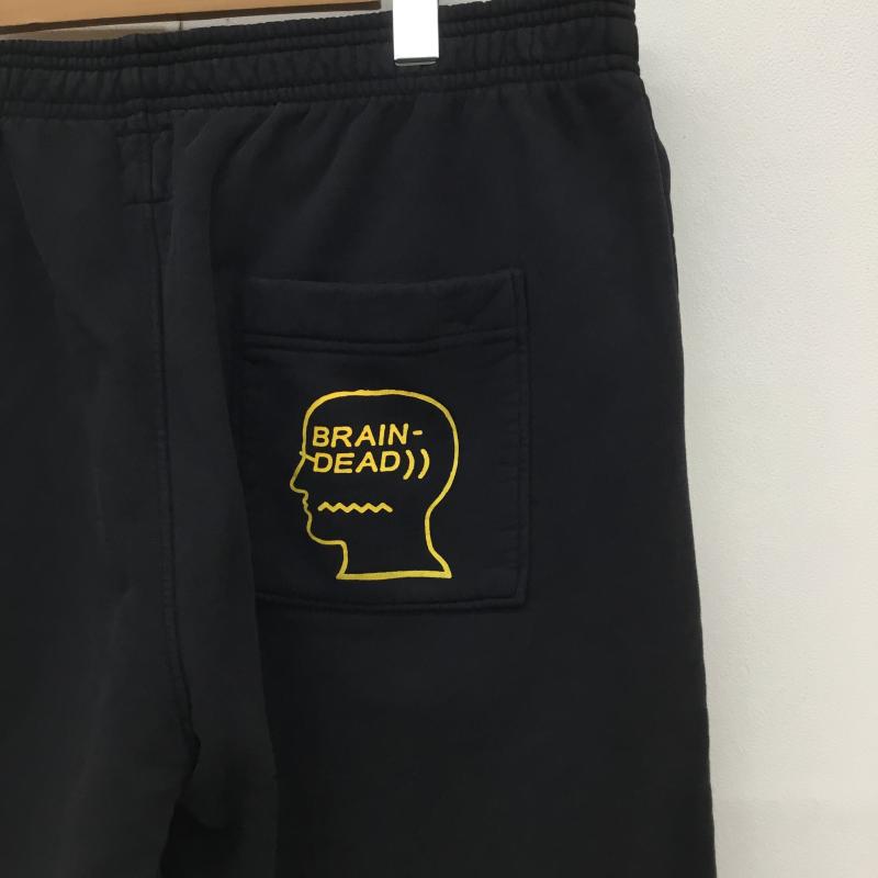 ブレインデット BRAIN DEAD パンツ サルエルパンツ L プリント 黒 / ブラック /  メンズ USED 古着 中古 10119972